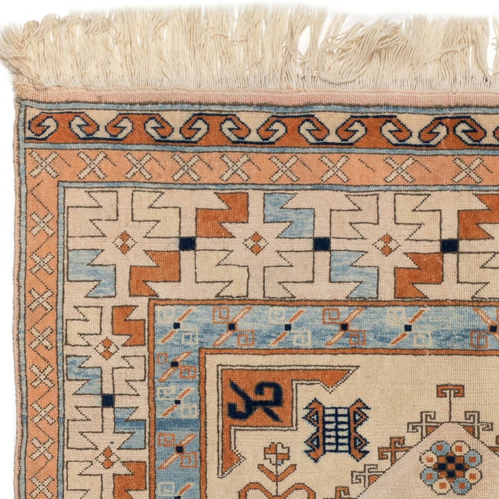 Vintage Anatolian Rug, One of a Kind Hand-knotted Carpet, Soft Wool Pile