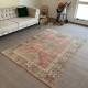 Antique Turkish Bergama Rug, One of a Kind Wool Carpet, circa 1920