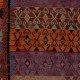 Rare Vintage Anatolian Kilim Rug. Flat-woven Wool Floor Covering