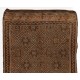 Geometric Design, Vintage Anatolian Jijim Kilim Rug. One of a Kind Hand-woven Carpet