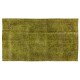 Handmade 1960s Turkish Rug ReDyed in Light Green for Modern Interiors