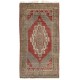 Mid-Century Handmade Anatolian Area Rug with Tribal Style, circa 1950