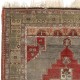 Mid-Century Handmade Anatolian Area Rug with Tribal Style, circa 1950