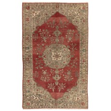 Antique Turkish Bergama Rug, circa 1920, One-of-a-kind Carpet, 100% Wool