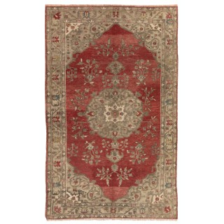 Antique Turkish Bergama Rug, circa 1920, One-of-a-kind Carpet, 100% Wool