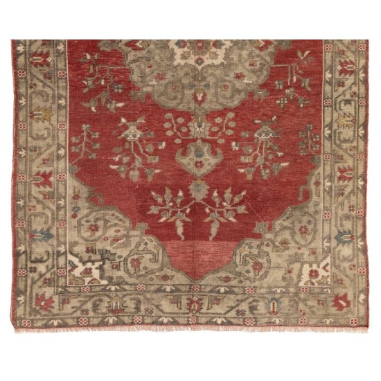 Antique Turkish Bergama Rug, One of a Kind Wool Carpet, circa 1920. 100% Wool