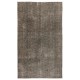 Gray Modern Handmade Turkish Rug, Vintage Wool Carpet for Bedroom, Living Room & Kitchen Decor