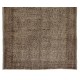 Handmade Vintage Turkish Rug in Gray & Brown. Great 4 Modern Interiors