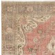 Hand-knotted Vintage Turkish Area Rug with Medallion Design