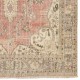 Hand-knotted Vintage Turkish Area Rug with Medallion Design