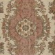 Authentic Vintage Hand-Knotted Turkish Area Rug with Baroque Design