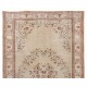 Vintage Oushak Rug in Soft Colors, Ideal for Home & Office Decor