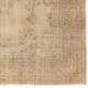 Vintage Medallion Design Hand-Knotted Anatolian Oushak Rug in Soft Colors