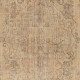 Vintage Medallion Design Hand-Knotted Anatolian Oushak Rug in Soft Colors
