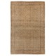 Hand-knotted Vintage Turkish Kyseri Area Rug in Beige & Brown with Floral Design