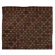 Multicolor Vintage Anatolian Jijim Kilim Rug. One of a Kind Hand-woven Carpet