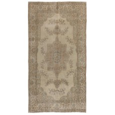 Handmade Turkish Area Rug, Vintage Large Carpet