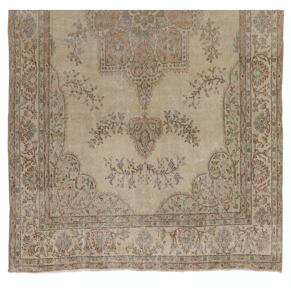 Handmade Turkish Area Rug, Vintage Large Carpet Handmade Turkish Area Rug, Vintage Large Carpet