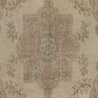 Handmade Turkish Area Rug, Vintage Large Carpet