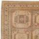 Vintage Turkish Rug, Muted Colors, Geometric Design & Tribal Patterns