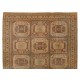 Vintage Turkish Rug, Muted Colors, Geometric Design & Tribal Patterns Vintage Turkish Rug, Muted Colors, Geometric Design & Tribal Patterns