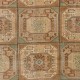Vintage Turkish Rug, Muted Colors, Geometric Design & Tribal Patterns
