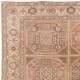 Hand Knotted Vintage Turkish Kysari Rugs, Muted Colors, Wool Pile