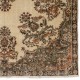 Vintage Handmade Turkish Area Rug with Floral Garden Design