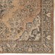 Vintage Handmade Turkish Wool Rug, Faded Peach, Apricot, Mint Green, Gray, Green & Brown Colors