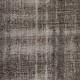 Gray Color Overdyed Distressed Vintage Turkish Rug