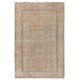 Hand-knotted Vintage Turkish Area Rug in Muted, Earthy Colors