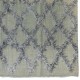 Gray Color Diamond Pattern Mohair Tulu Rug, Wool Floor Covering