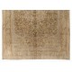Semi Antique Turkish Sivas Rug in Soft Colors, Velvety Wool Pile Semi Antique Turkish Sivas Rug in Soft Colors, Velvety Wool Pile