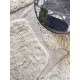 Cream Handmade Tulu Rug. 100% Natural Wool and Very Soft. Custom Shaggy Carpet