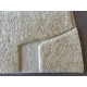 Cream Handmade Tulu Rug. 100% Natural Wool and Very Soft. Custom Shaggy Carpet