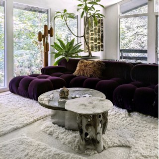 Cream Handmade Tulu Rug. 100% Natural Wool and Very Soft. Custom Options Available