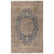 Fine Vintage Traditional Turkish Wool Rug in Soft Colors