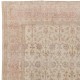 Vintage Hand Knotted Oushak Rug in Soft, Muted Colors
