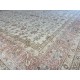 Vintage Hand Knotted Oushak Rug in Soft, Muted Colors