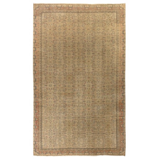 Very Fine Vintage Turkish Sivas Rug, Wool Carpet, Floor Covering