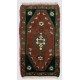 Vintage Handmade Accent Rug, Turkish Door Mat, Woolen Floor Covering.