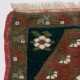 Vintage Handmade Accent Rug, Turkish Door Mat, Woolen Floor Covering.