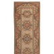 Handmade Vintage Anatolian Oushak Runner Rug. One of a kind Wool Hallway Carpet