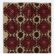 Vintage Handmade Turkish Runner Rug in Red, Beige, Brown and Navy Blue Vintage Handmade Turkish Runner Rug in Red, Beige, Brown and Navy Blue