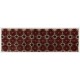 Handmade Vintage Turkish Runner Rug in Red, Beige, Brown & Navy Blue