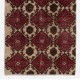 Vintage Handmade Turkish Runner Rug in Red, Beige, Brown and Navy Blue Vintage Handmade Turkish Runner Rug in Red, Beige, Brown and Navy Blue