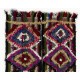 Colorful Vintage Handmade Central Anatolian Kilim, Wall Hanging