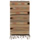  Hand-woven Vintage Striped Anatolian Kilim Rug (Flat-weave), 100% Wool