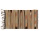  Hand-woven Vintage Striped Anatolian Kilim (Flat-weave), 100% Wool