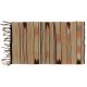  Hand-woven Vintage Striped Anatolian Kilim Rug (Flat-weave), 100% Wool